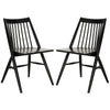 Dining Wren Black Spindle Dining Chair (Set of 2) - Black