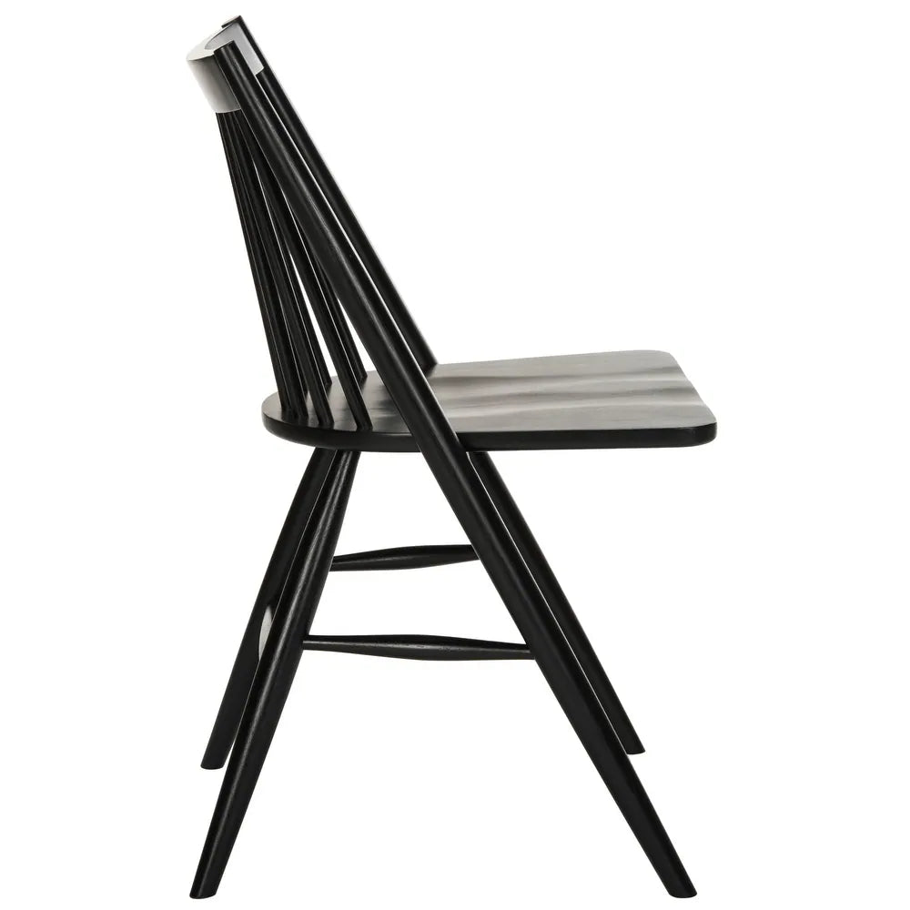 Dining Wren Black Spindle Dining Chair (Set of 2) - Black