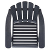 Outdoor Living Topher Adirondack Chair - Black
