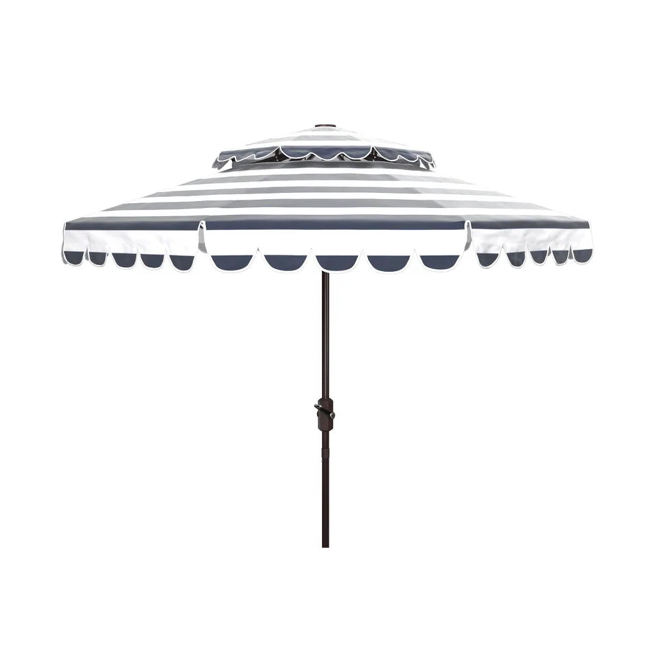 Outdoor Living Vienna Round Double Top Crank Umbrella