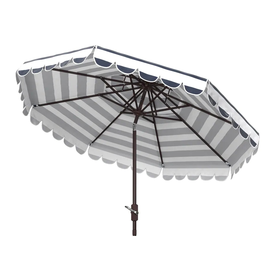 Outdoor Living Vienna Round Double Top Crank Umbrella