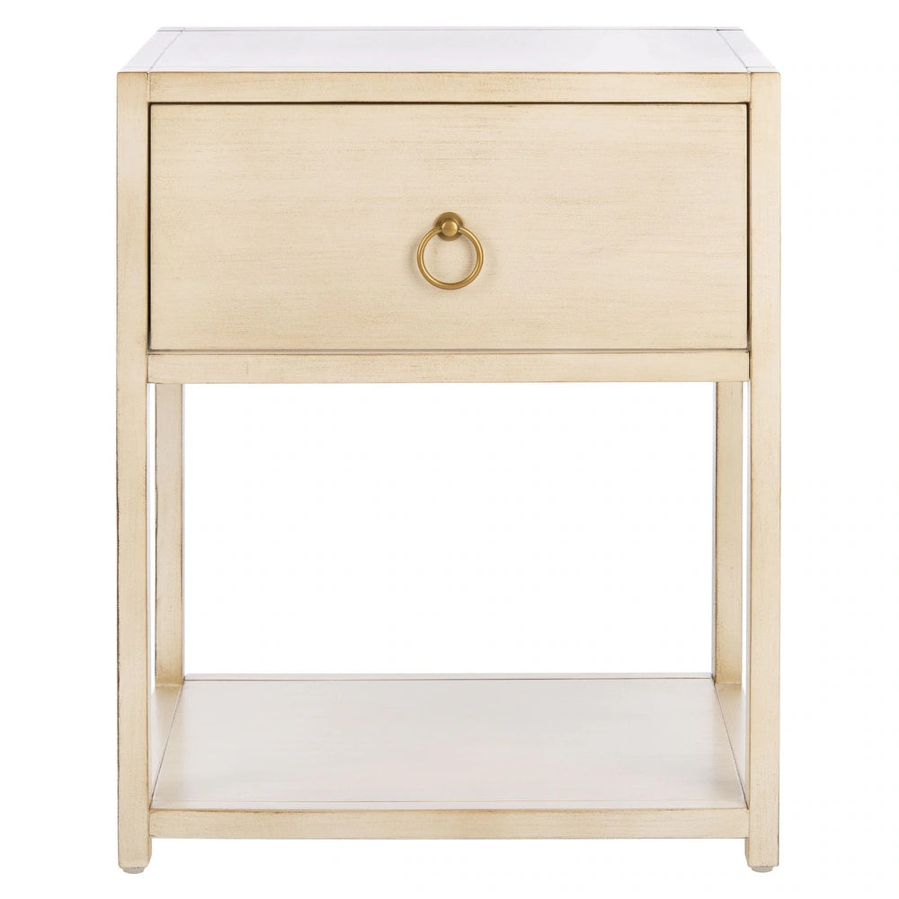 Yudi 1-Drawer 1-Shelf Accent Table Nightstand