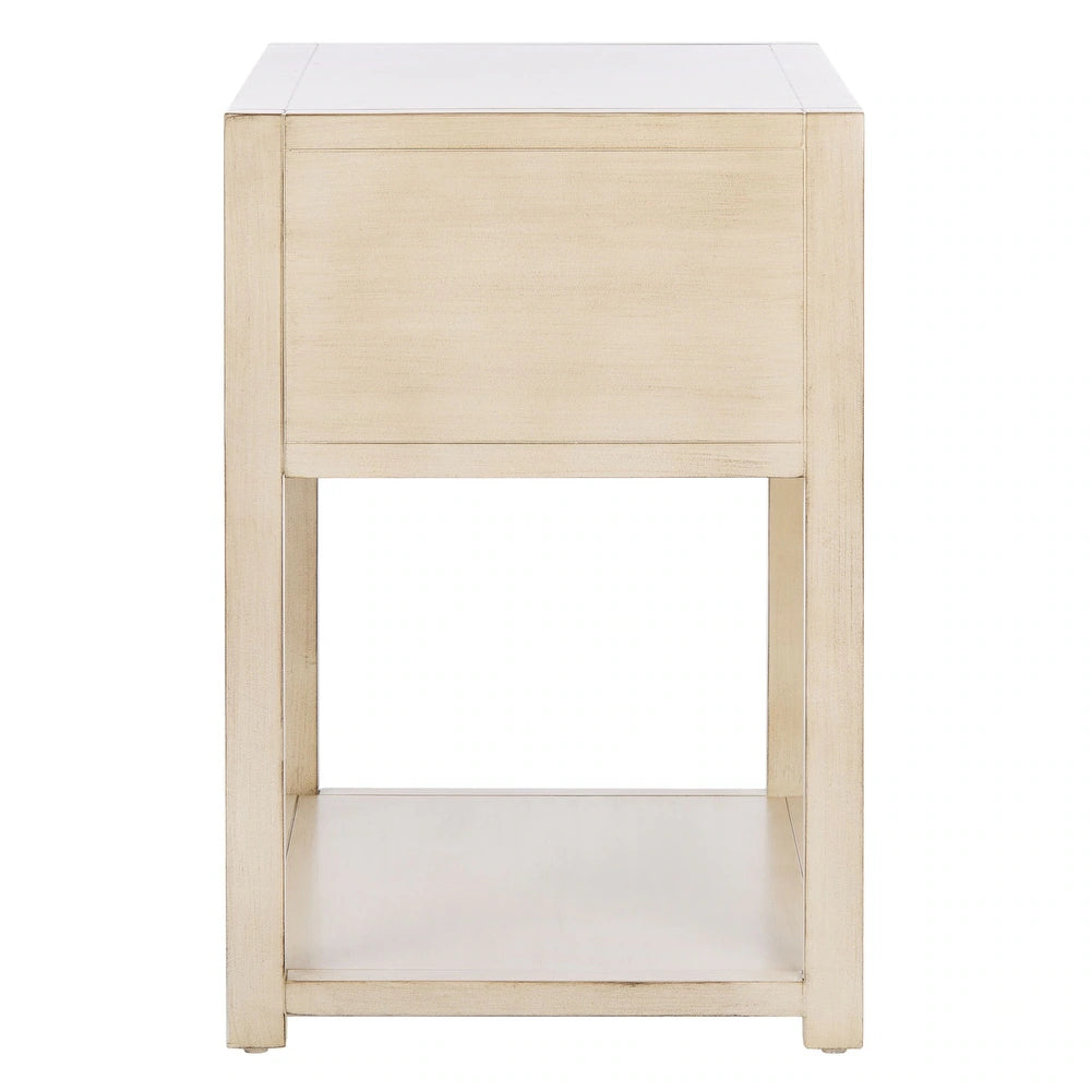 Yudi 1-Drawer 1-Shelf Accent Table Nightstand