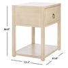 Yudi 1-Drawer 1-Shelf Accent Table Nightstand