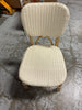 Canton Rattan and Woven Dining Chair White