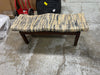 Wood Handmade Home Bench Woven Entryway Bench, Bedroom Bench, Brown