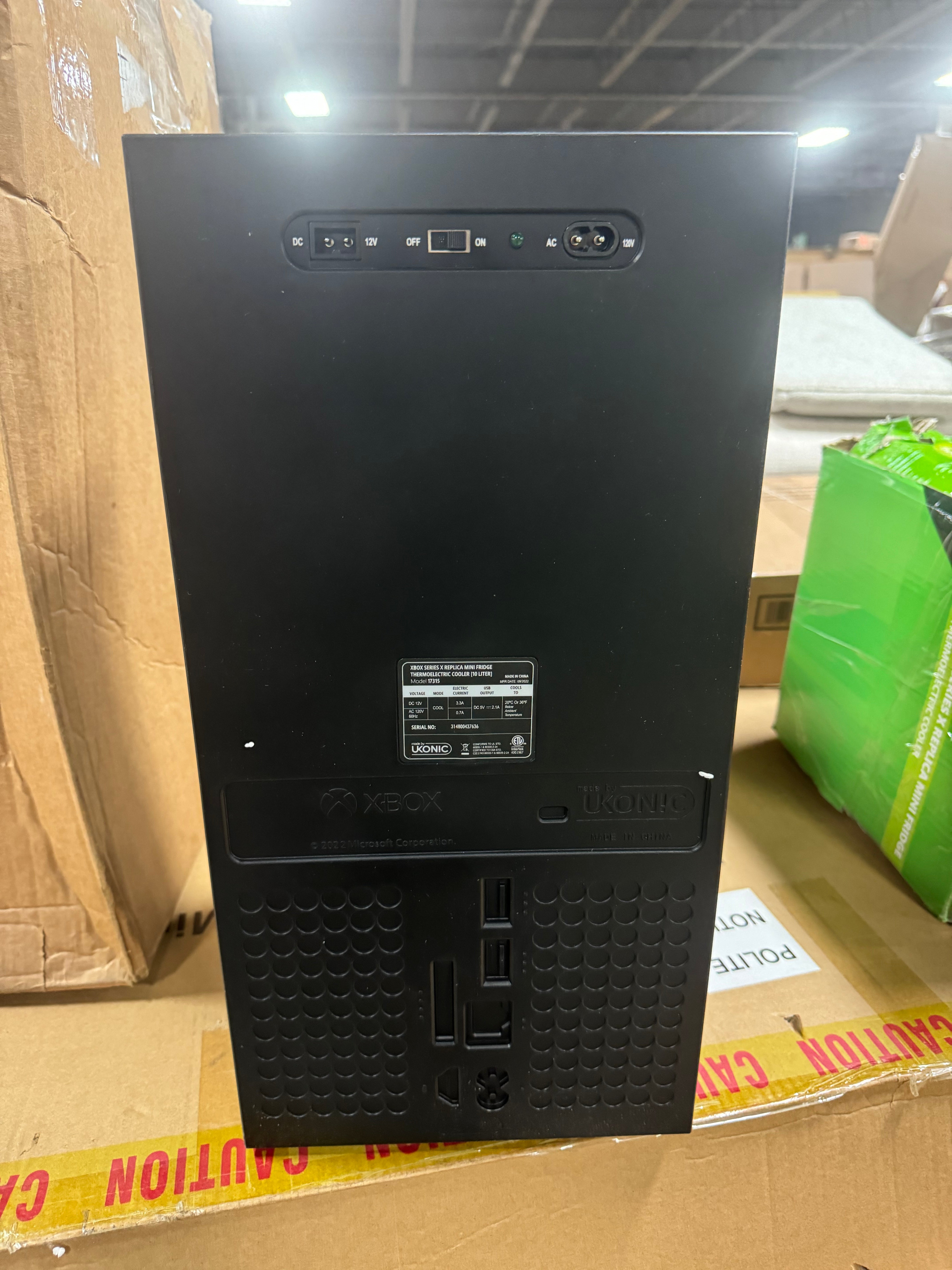 Xbox Series X Replica Mini Fridge