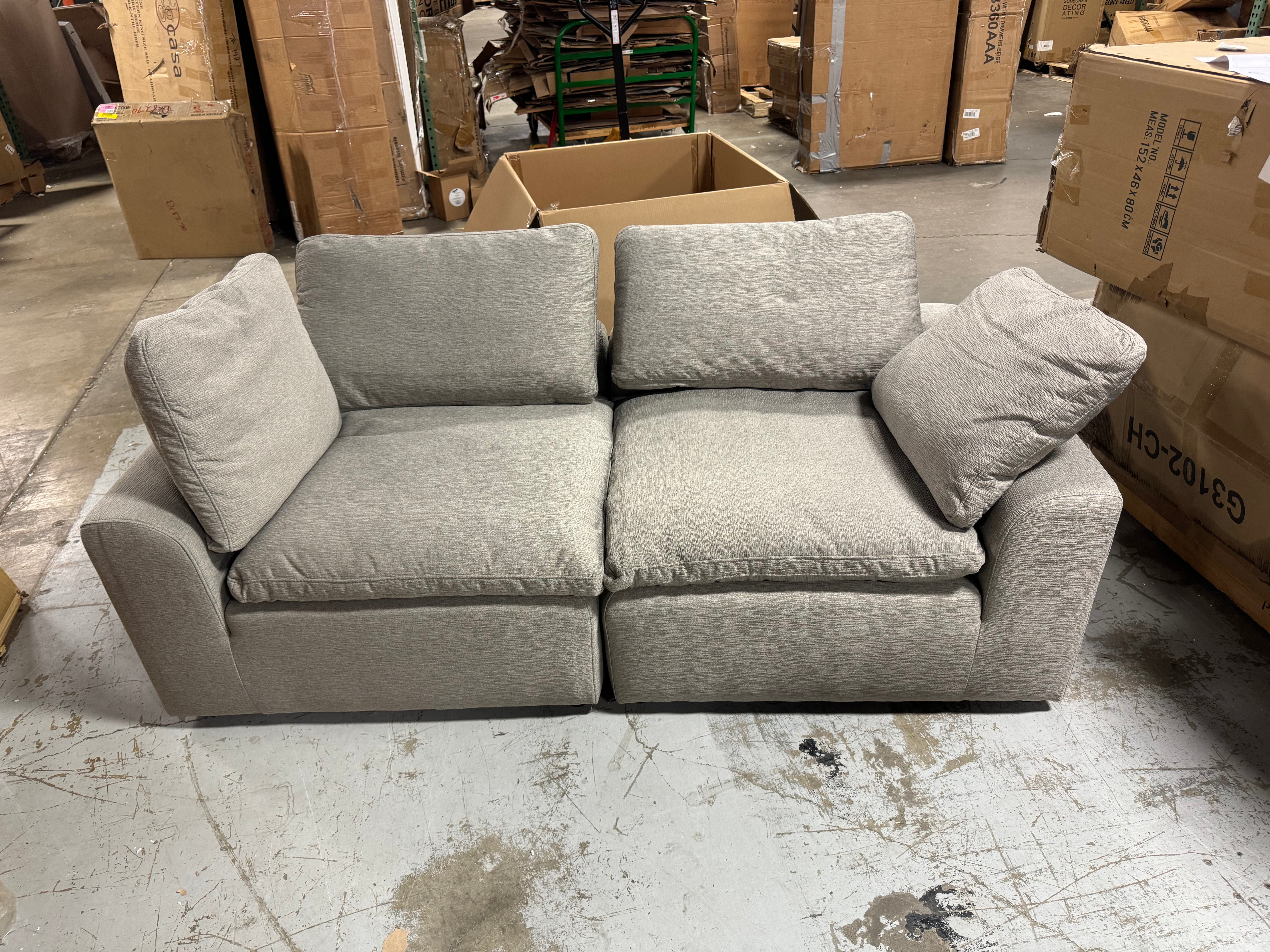 Aakiyah 2-Piece Modular Upholstered Sofa