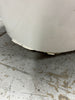 Vanity Art White/Polished Chrome Acrylic Oval Freestanding Soaking Bathtub with Drain (Center Drain)