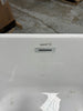 Vanity Art White/Polished Chrome Acrylic Oval Freestanding Soaking Bathtub with Drain (Center Drain)