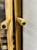 Bed Frame with Tall Upholstered Headboard - King