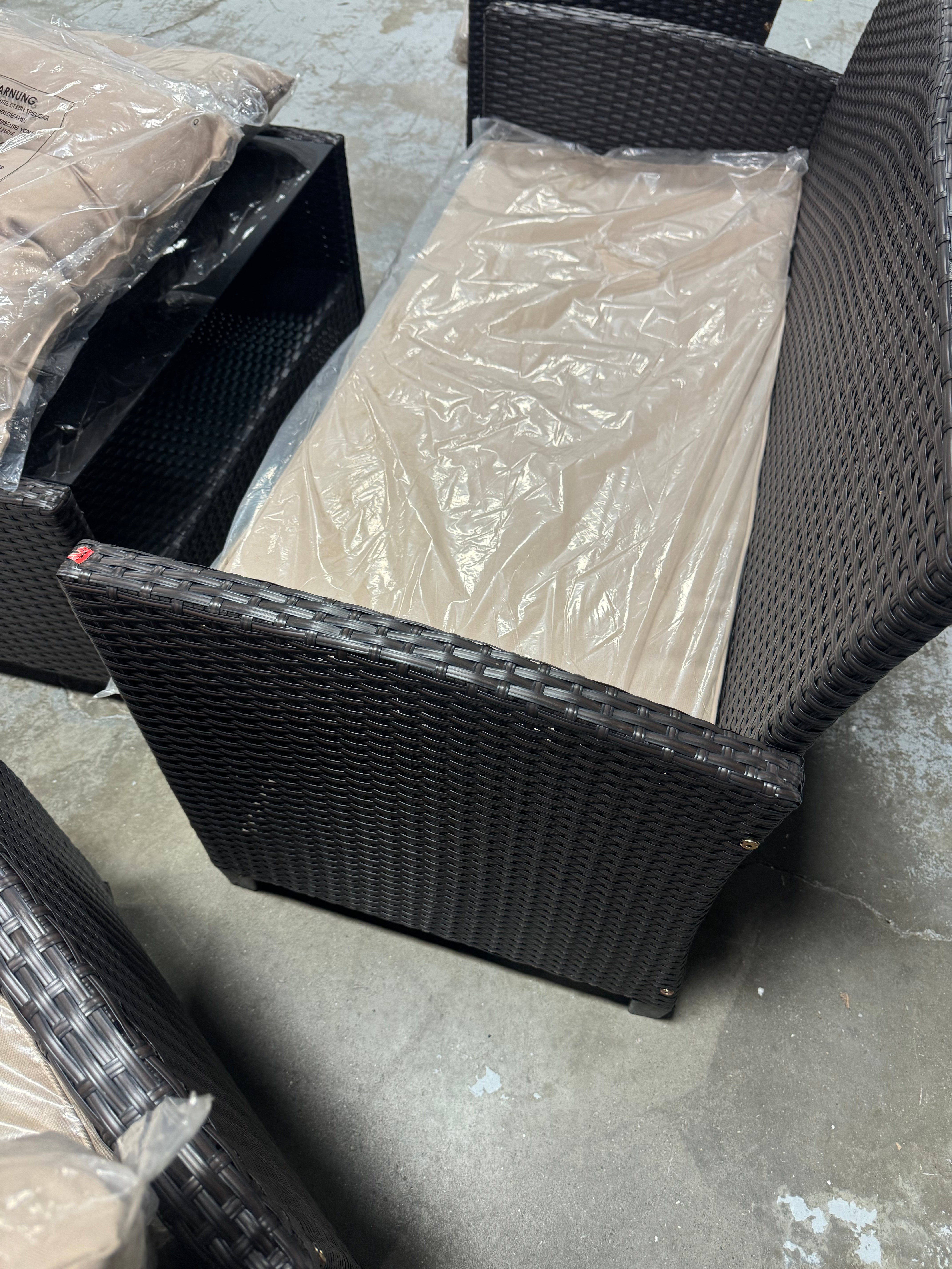4PCS Outdoor Rattan Furniture Set