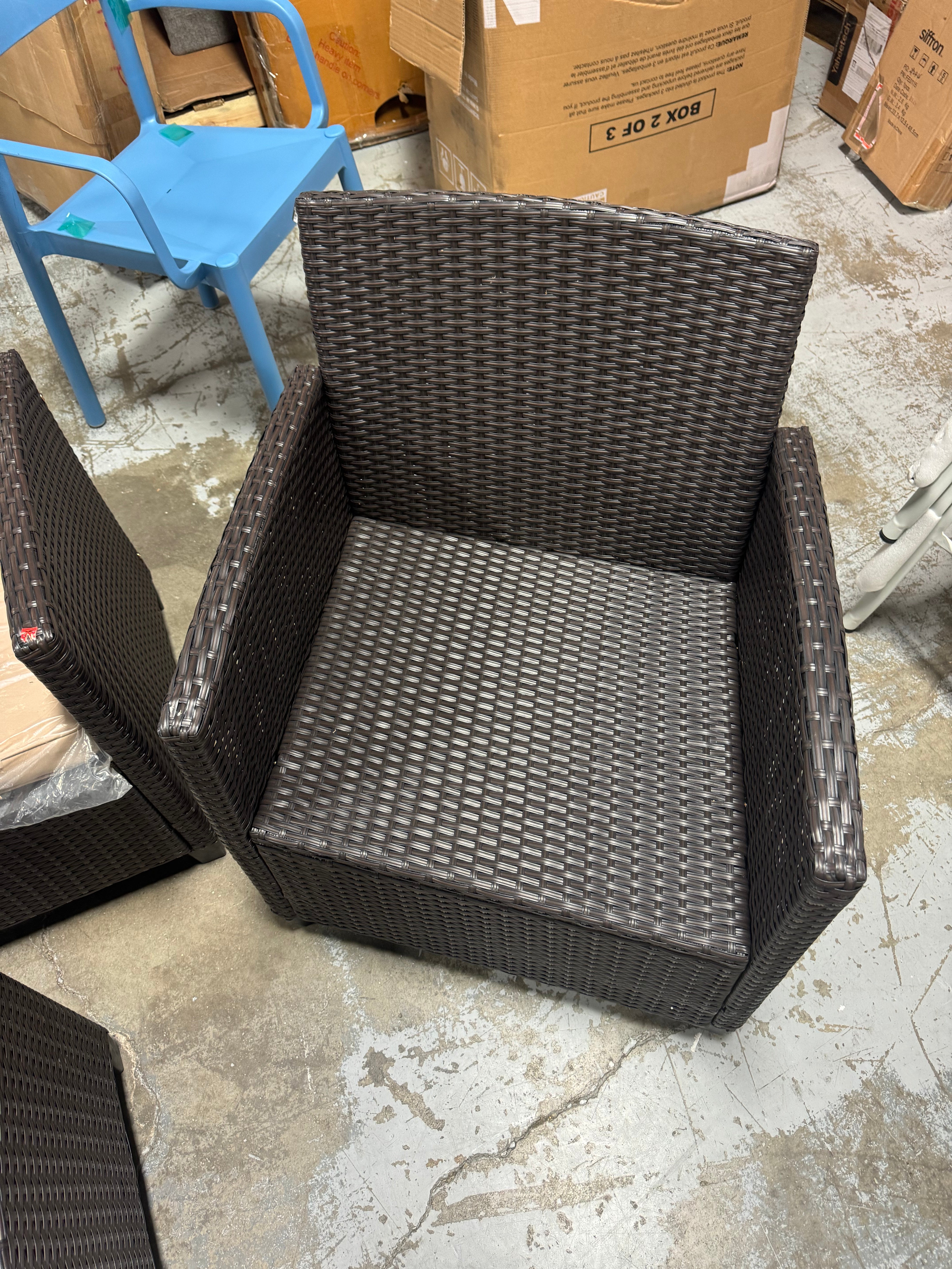 4PCS Outdoor Rattan Furniture Set