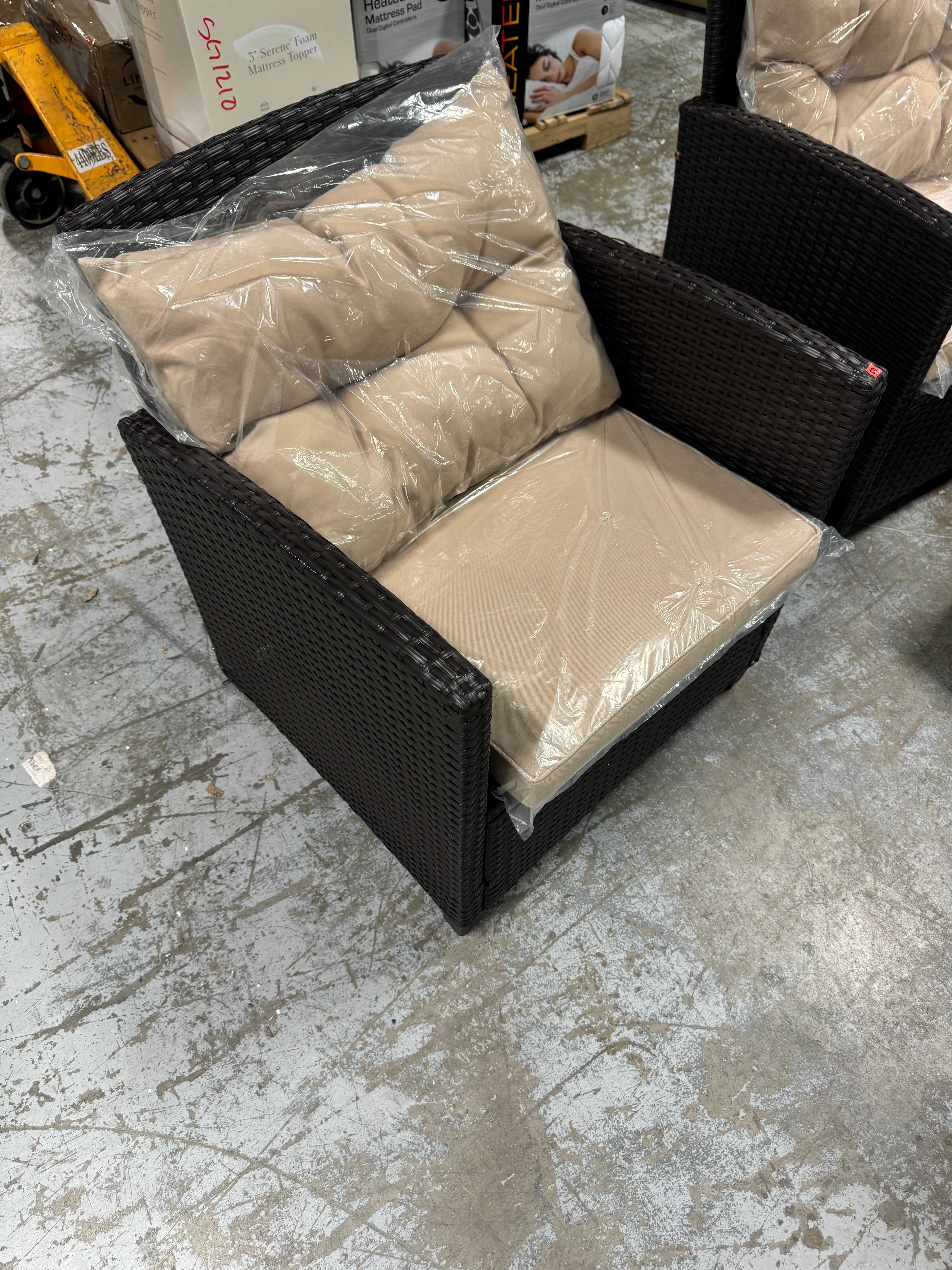 4PCS Outdoor Rattan Furniture Set