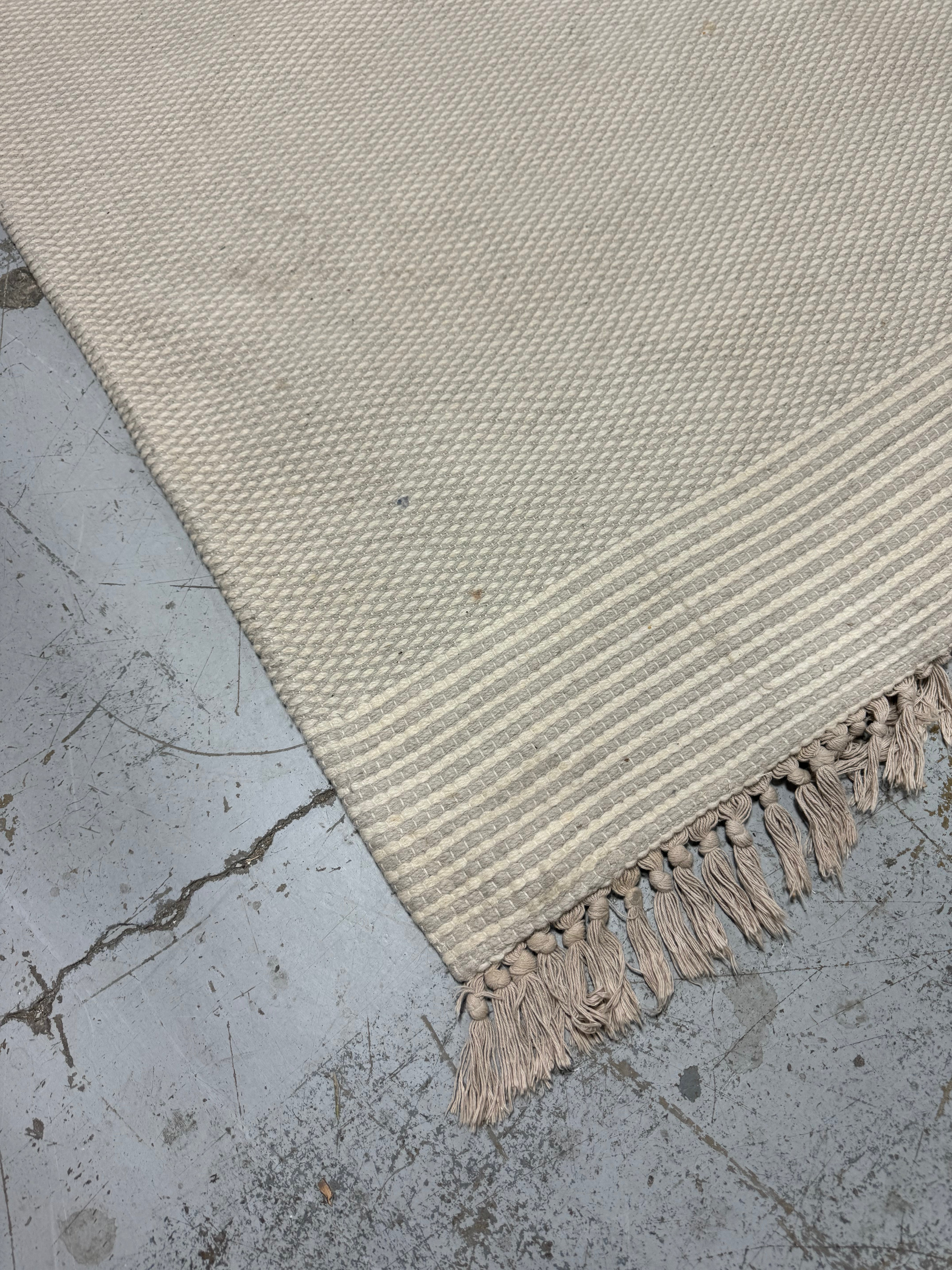 Textured Stripe Area Rug