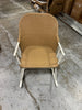 Windsor Steel & Wicker Outdoor Patio Chair, Rocking Chair White