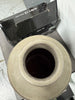 2-Tone Reactive Glaze Round Terracotta Vase in Grey