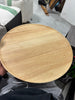 Wooden Pedestal Lazy Susan Natural