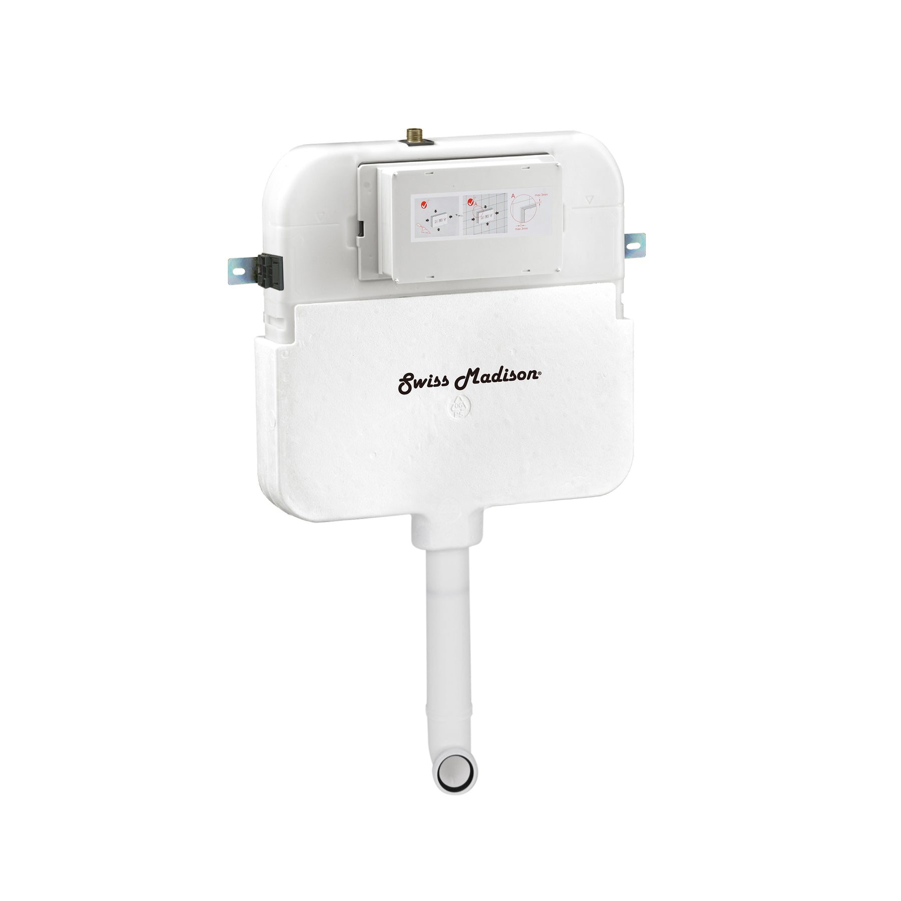 Concealed In-Wall Toilet Tank Carrier for Back-to-Wall Toilet