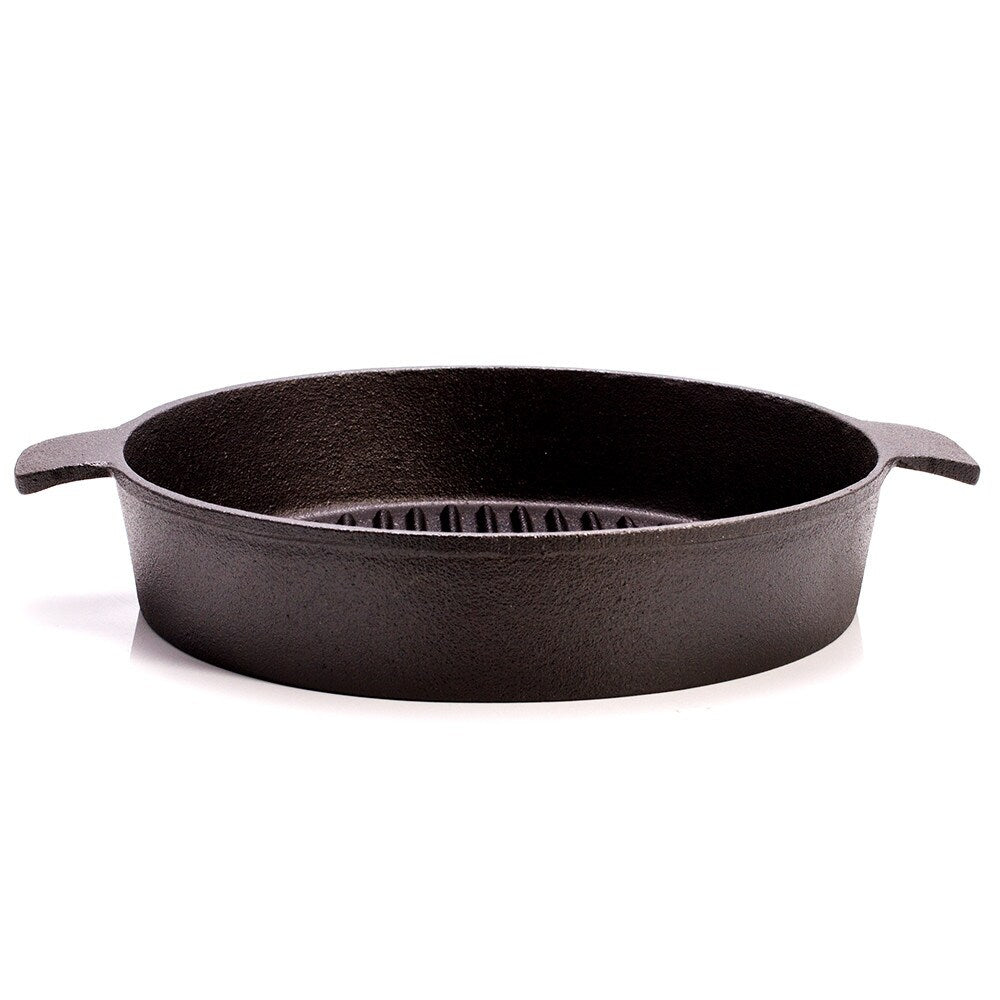 Cast Iron Grill Pan with Press Lid