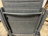 Patio Lounge Chair W/ Wheels Aluminum Frame Adjustable