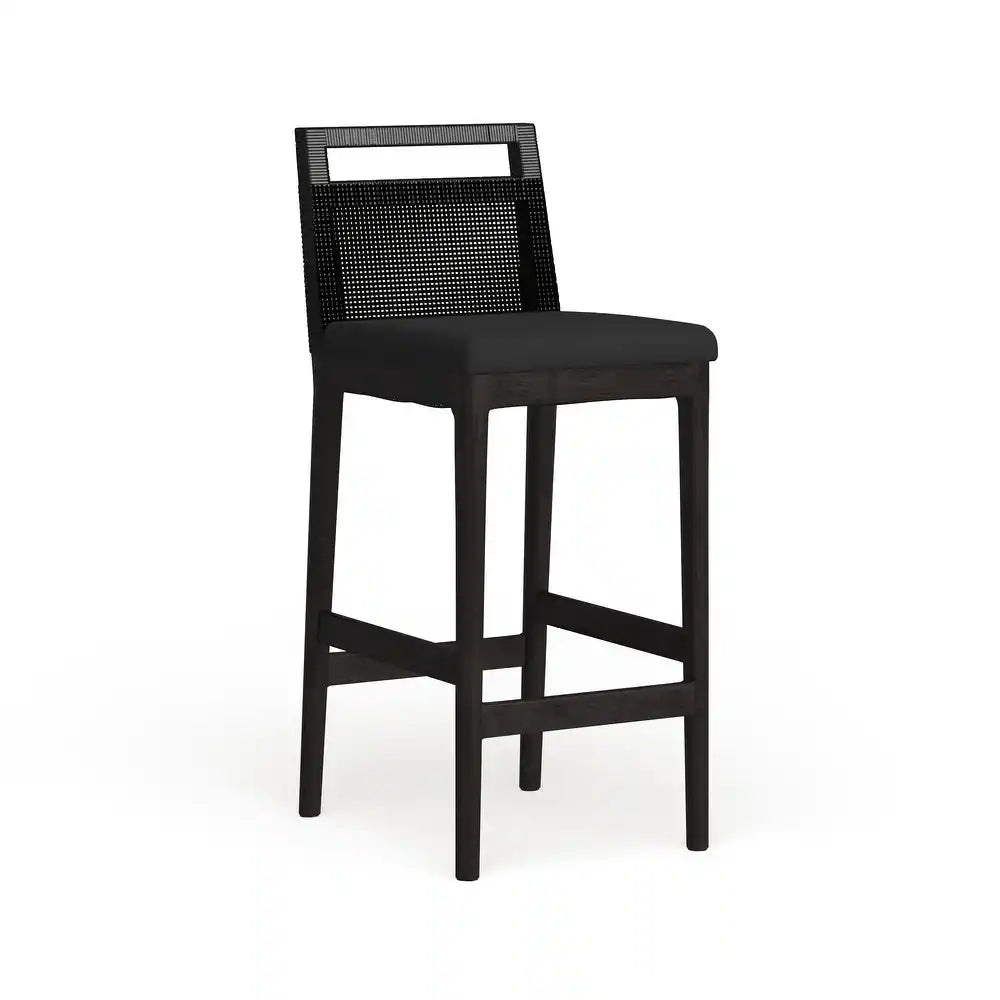 Darin Black/ Black Cushion Bar Stool