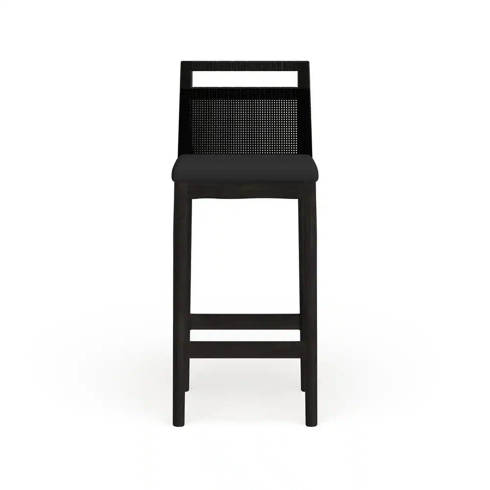 Darin Black/ Black Cushion Bar Stool