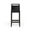 Darin Black/ Black Cushion Bar Stool