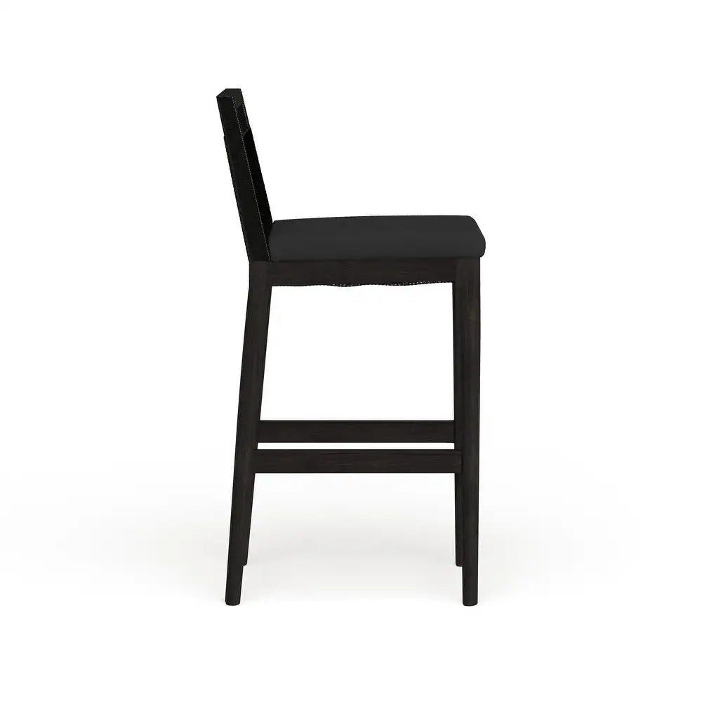 Darin Black/ Black Cushion Bar Stool