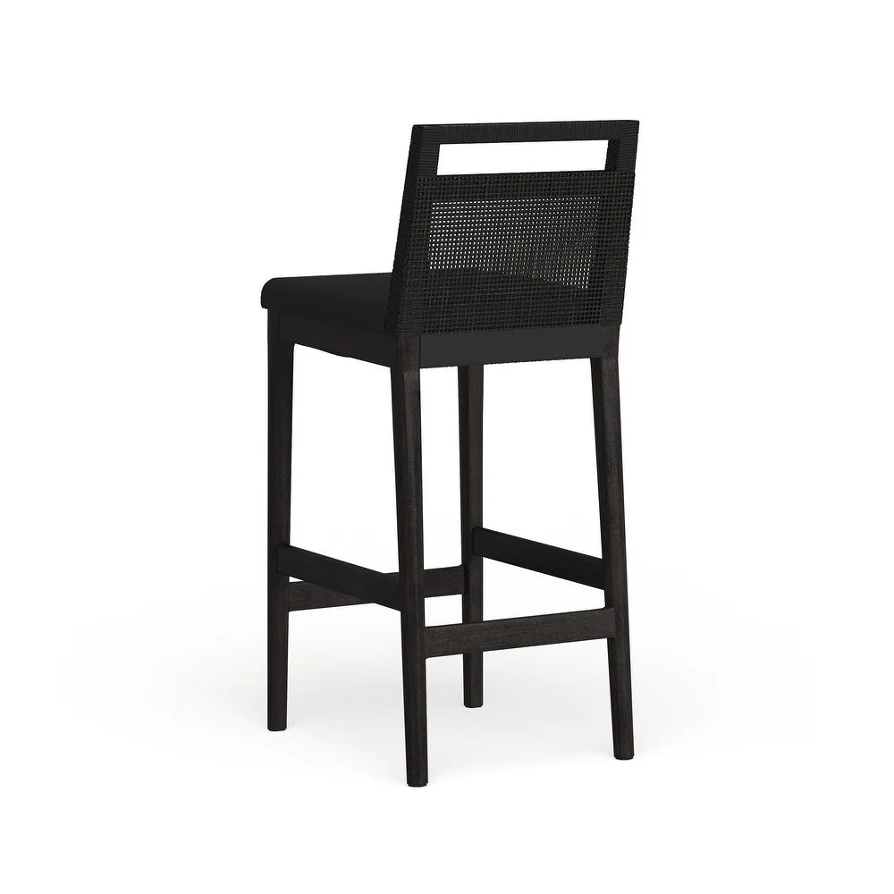 Darin Black/ Black Cushion Bar Stool