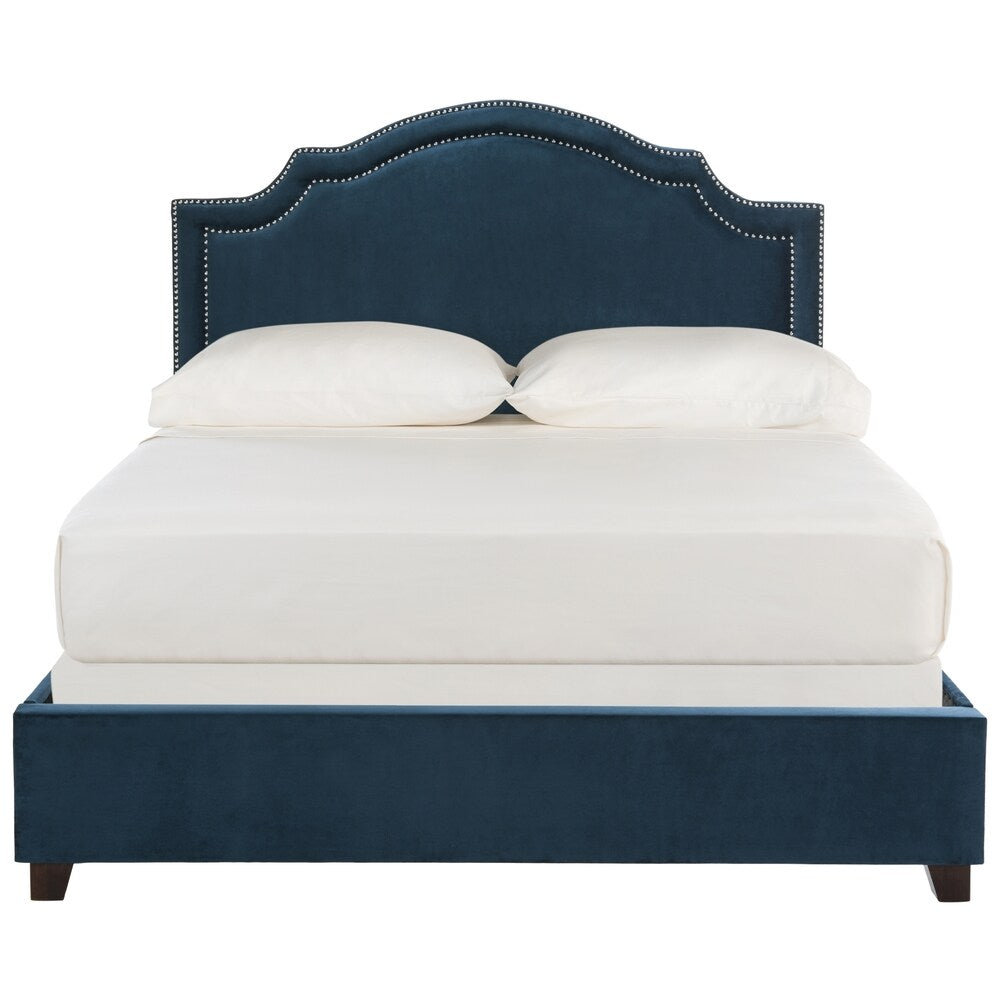 Theron Navy Bed (Queen)