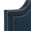 Theron Navy Bed (Queen)