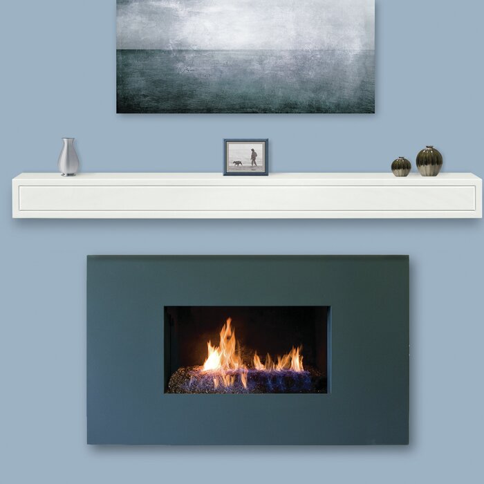 White Sarah Fireplace Shelf Mantel