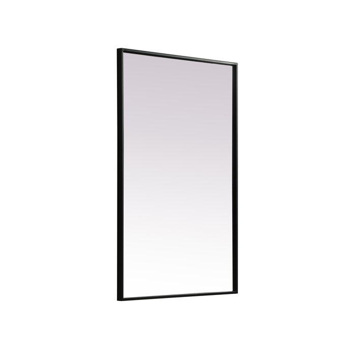 Black Savina Metal Mirror