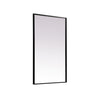 Black Savina Metal Mirror