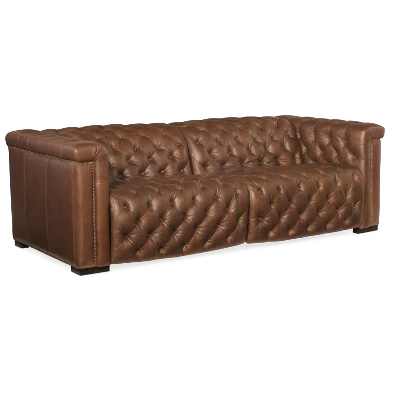Hooker Savion 89'' Leather Power Reclining Sofa SHOWROOM ITEM