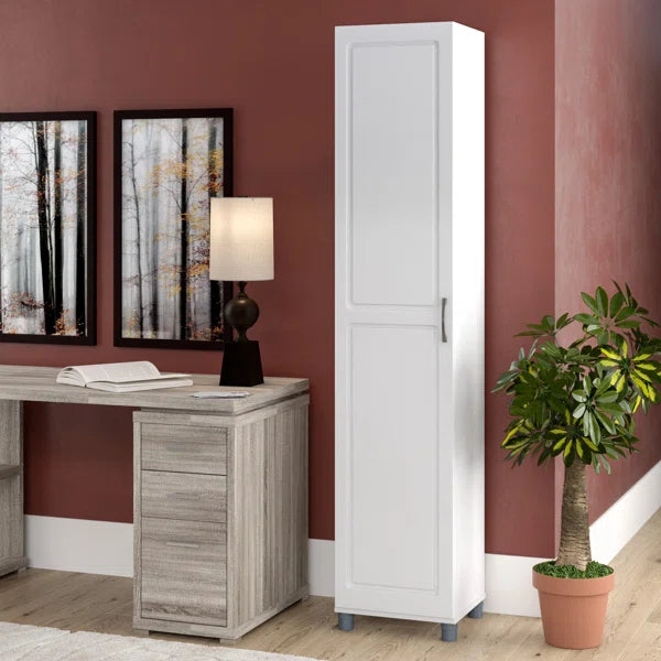 White Scholl  Utility Storage Cabinet