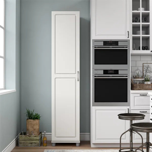 White Scholl  Utility Storage Cabinet