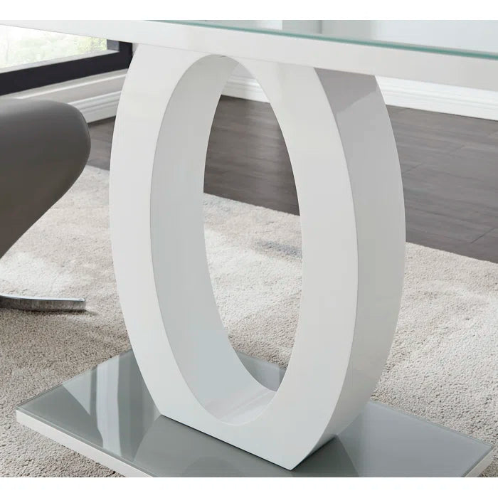 Scottsmoor Modern High Gloss Halo Dining Table Base ONLY