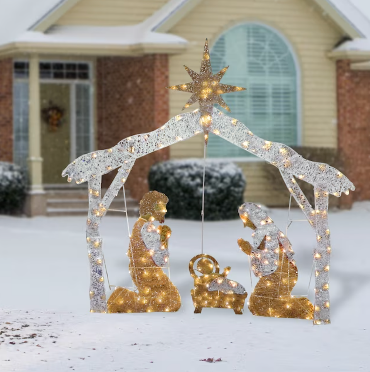 55-in Nativity Scene with White LED Lights (no further discounts)
