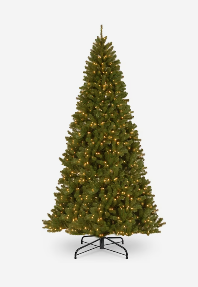 10' Norwood Fir 120'' Lighted Artificial Spruce Christmas Tree Salvage & Co Indy