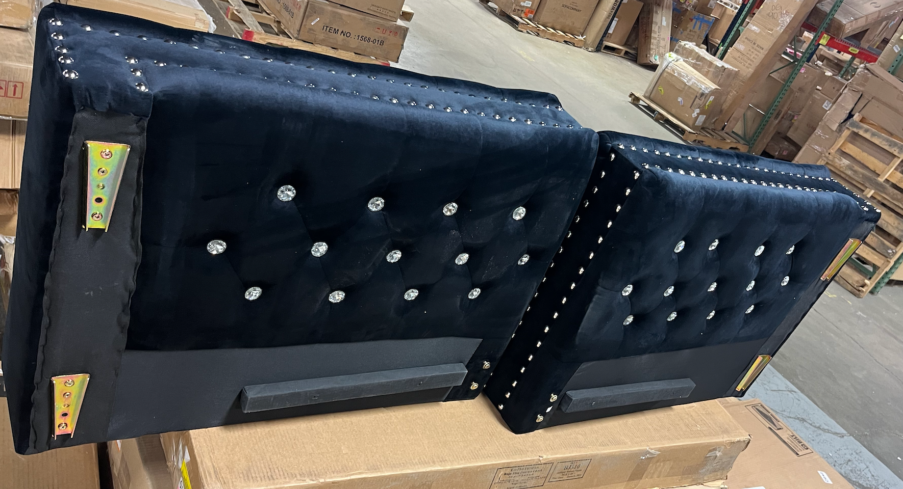 Bedazzled Sofa arms (repurposed dog bed)
