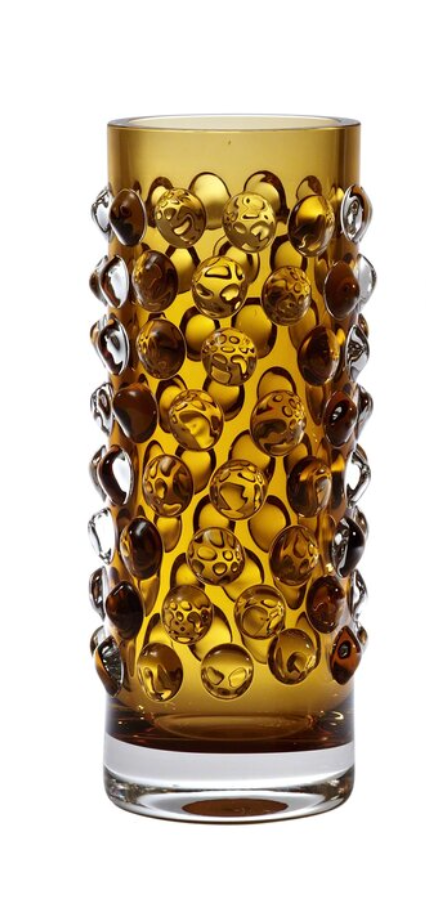 Amber Bubble Vase