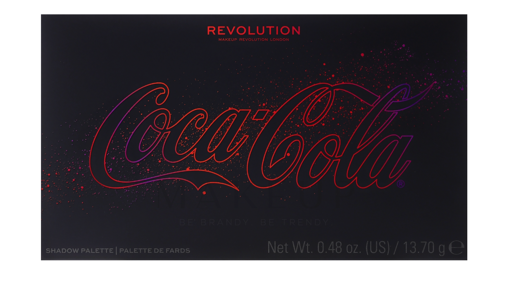 Makeup Revolution x Coca-Cola Creations Shadow Palette, final cut