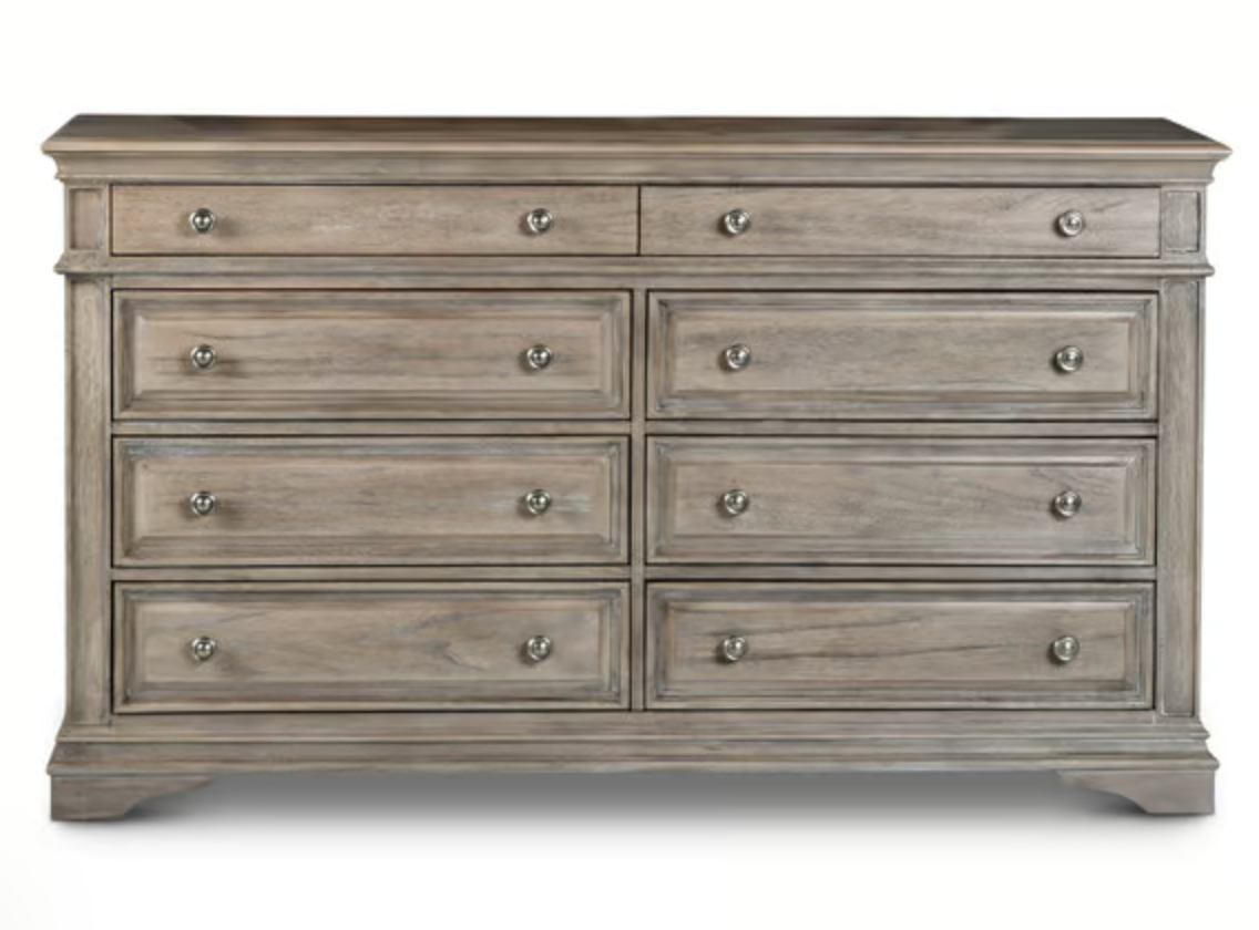 Highland Waxed Driftwood Dresser SHOWROOM ONLY ITEM