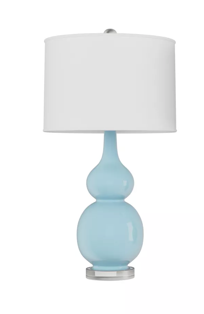 Blue Ceramic Table Lamp SHOWROOM ITEM