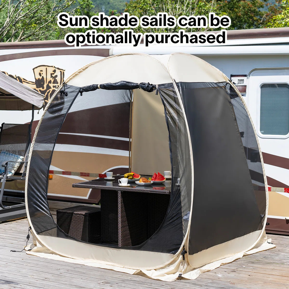 Screen House Tent Pop-Up, Portable Screen Room Canopy Instant Screen T ...