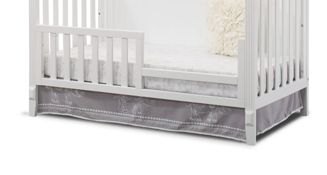 Sorelle Toddler Bed Rail-  wht