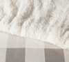 3pc King Traditional Cozy Faux Shearling Comforter and Sham Set King