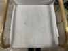 Boucle Upholstered Wood Arm Chair - Oatmeal